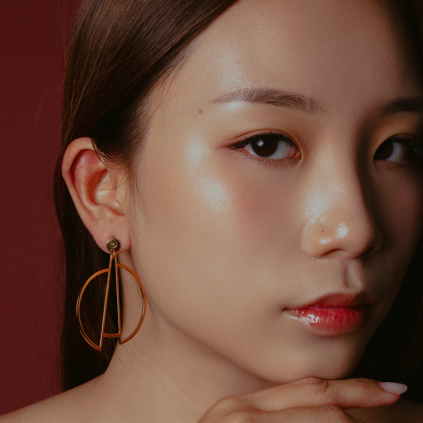 Drift Earrings in gold