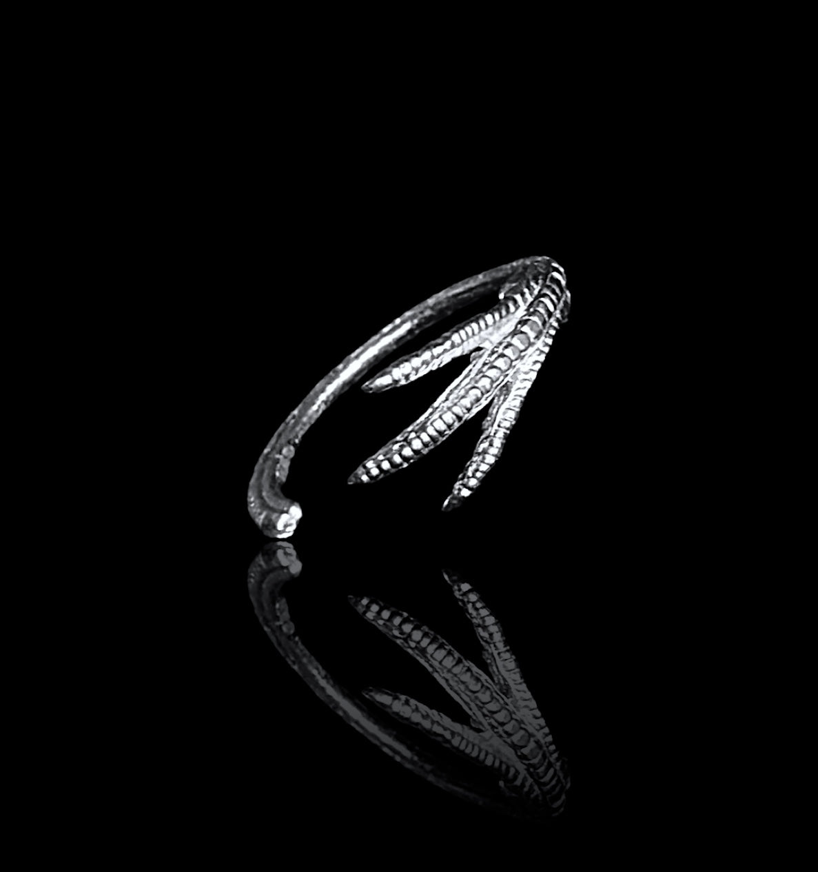 Chicken Feet ring, 925 silver