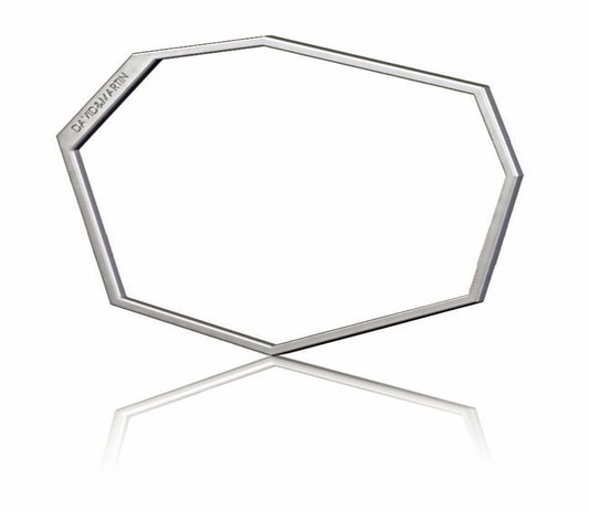 Minimalist bangle bracelet from iconic Facet collection.  Material: 925 silver.