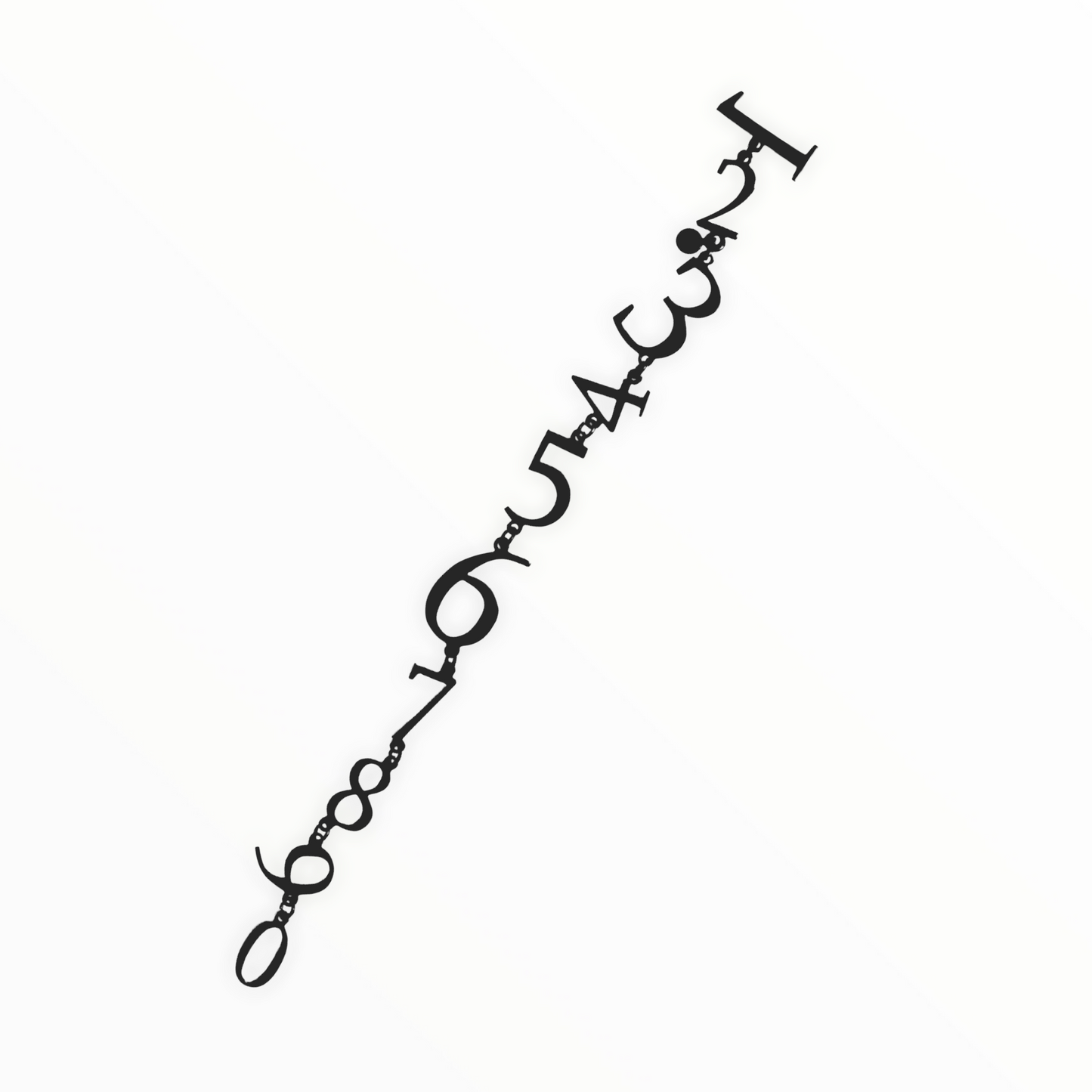 Stunning bracelet in 925 oxidised silver from iconic Numbers collection. Gentle on the arm, the bracelet features perfectly elaborated 1 to 9 design. Material: 925 silver, oxidised 